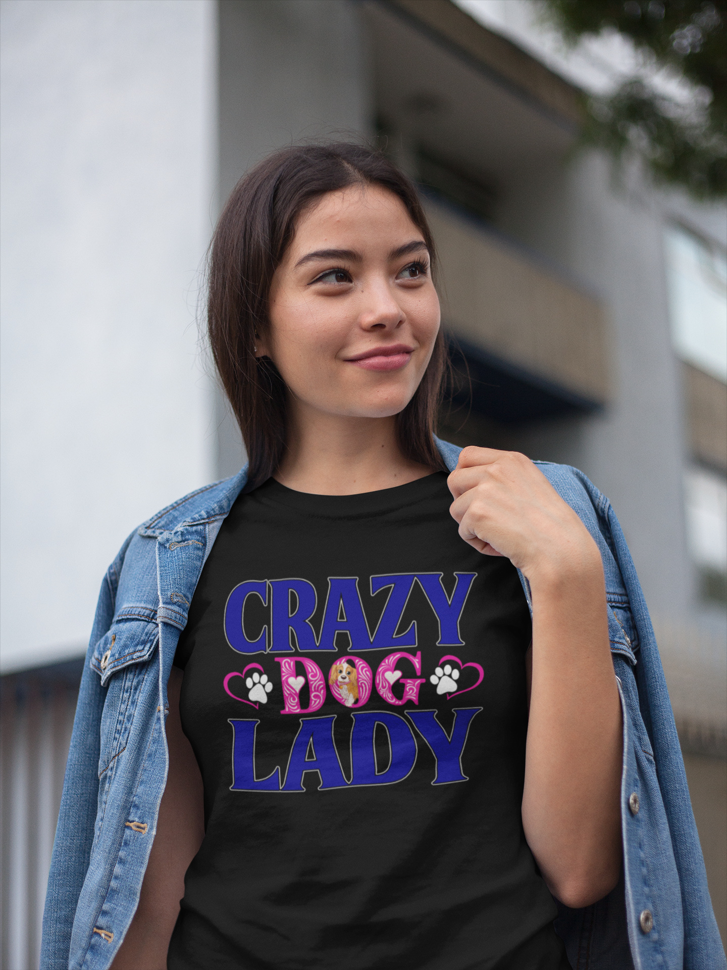 Crazy Dog Lady - Cotton T-Shirt