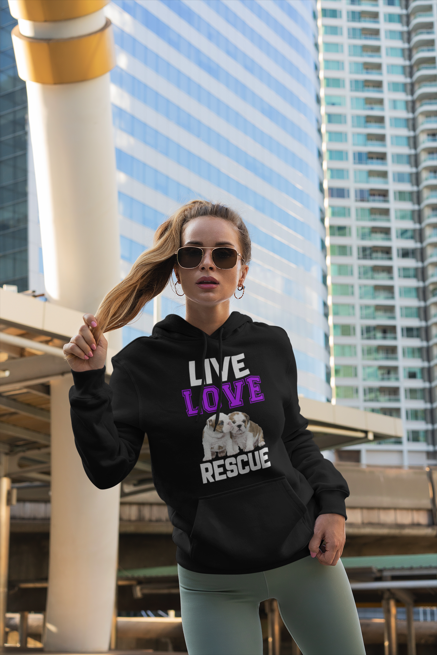 Live Love Rescue - Hoodie