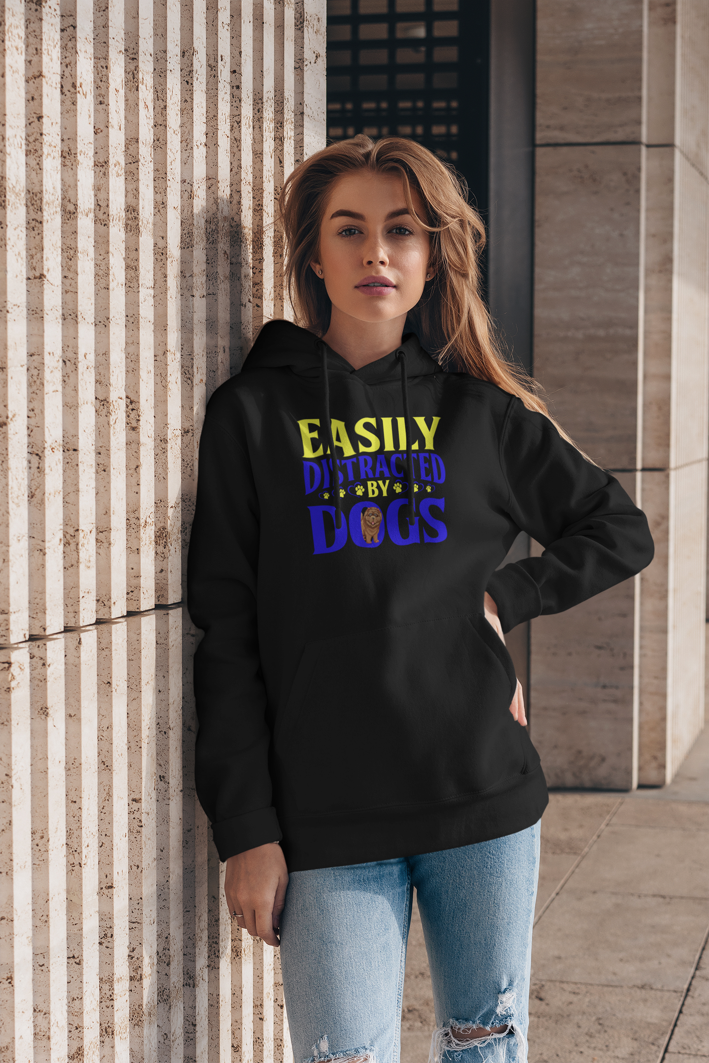 Easily Distracted by Dogs - Hoodie