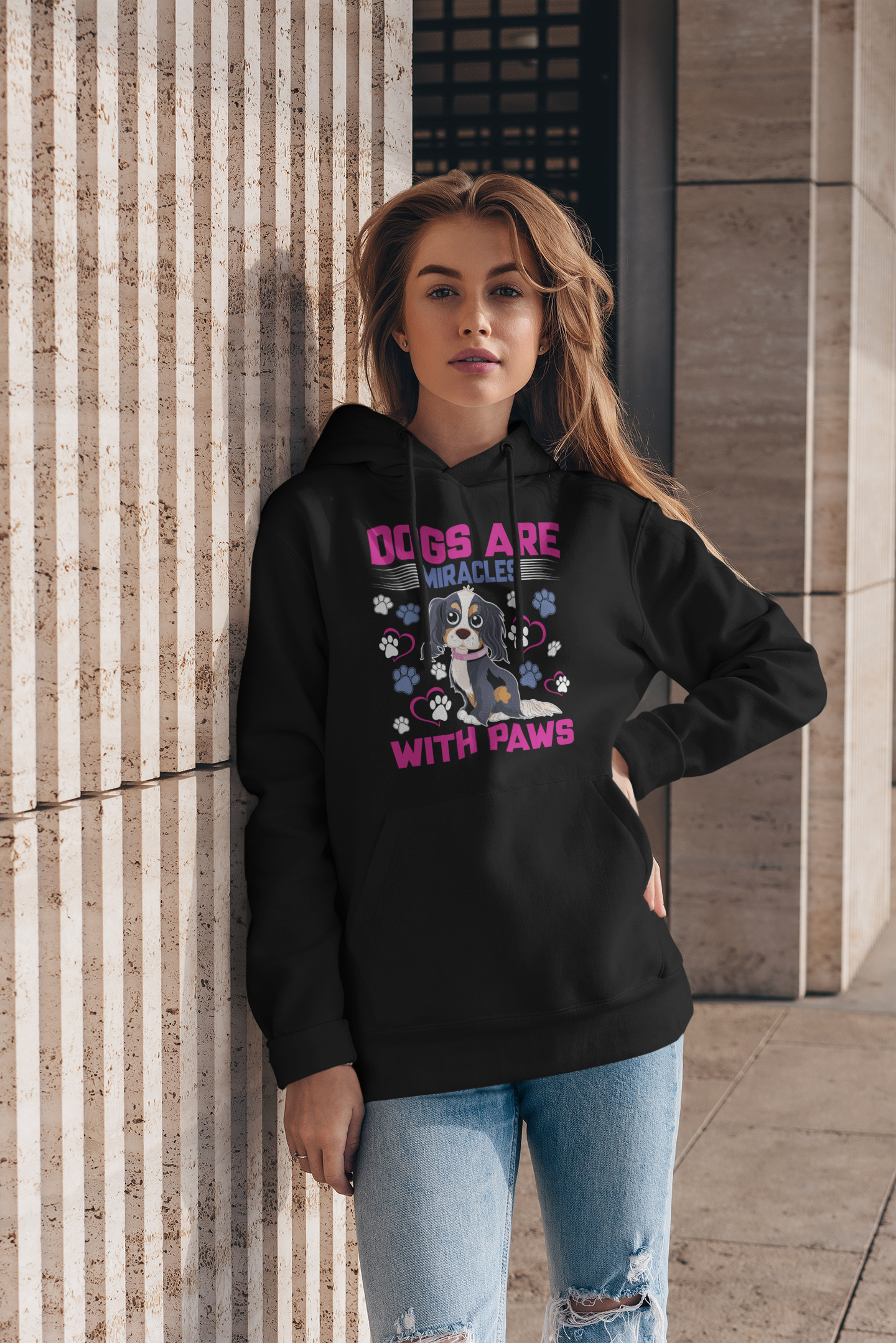 Dogs Are Miracles With Paws - Hoodie