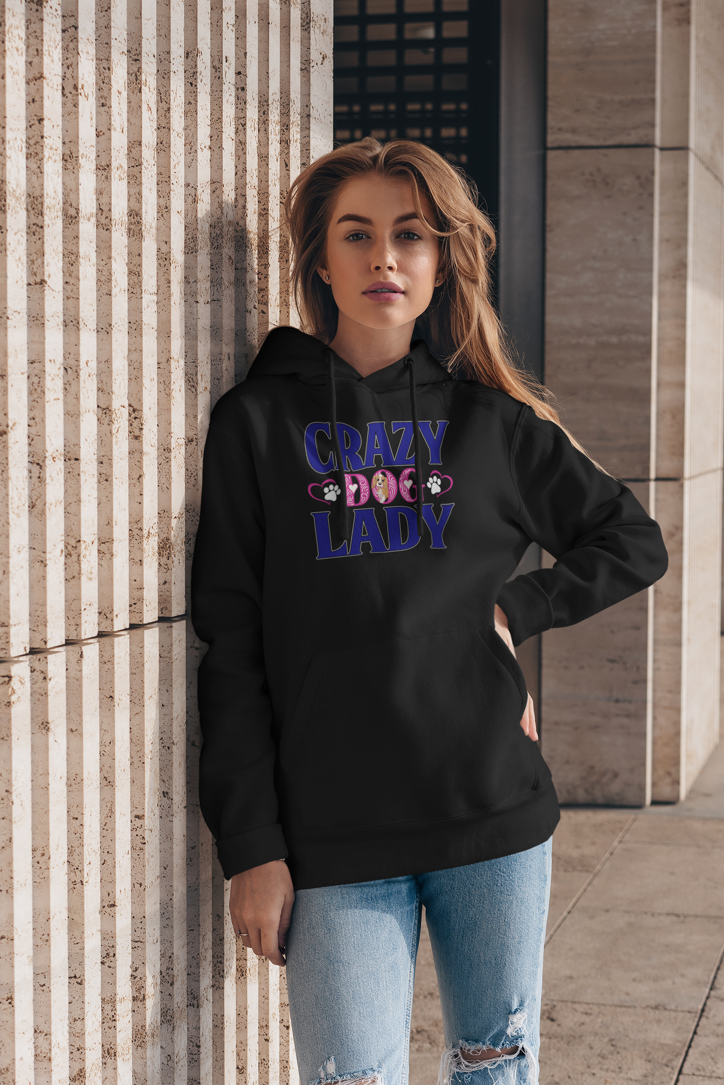 Crazy Dog Lady - Hoodie