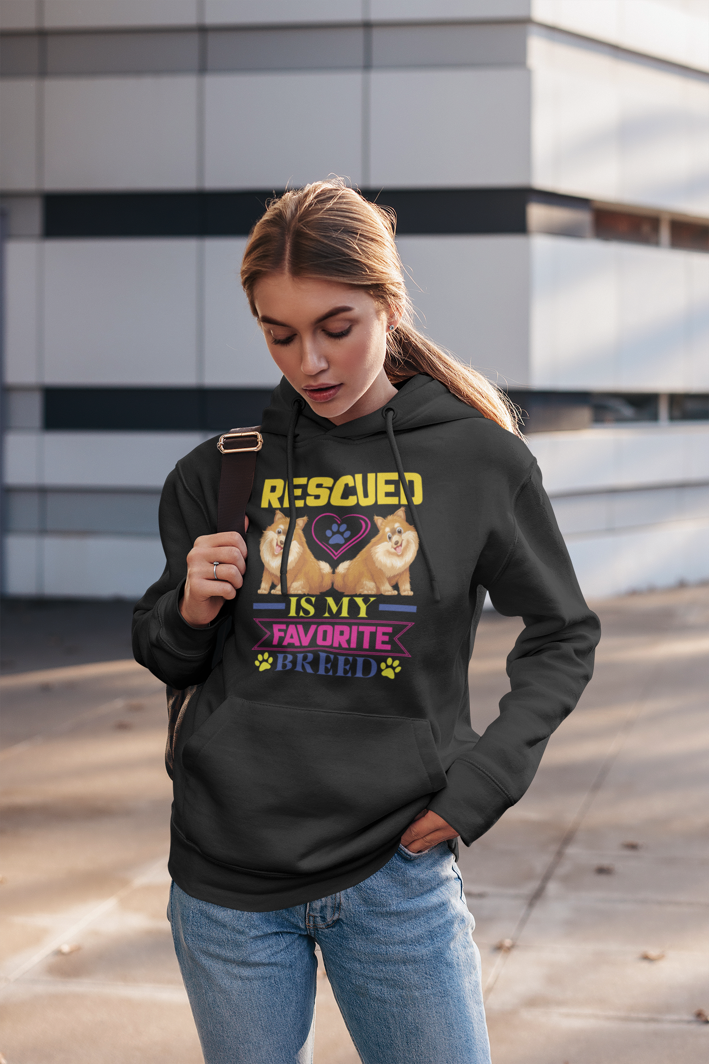 Rescued Is My Favorite Breed - Hoodie