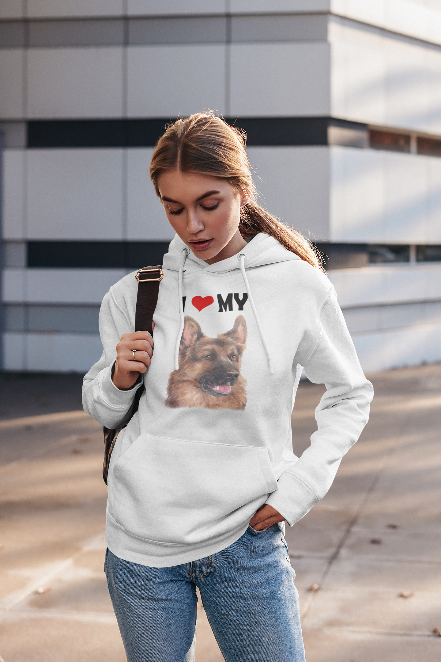 I Love My German Shepherd - Hoodie