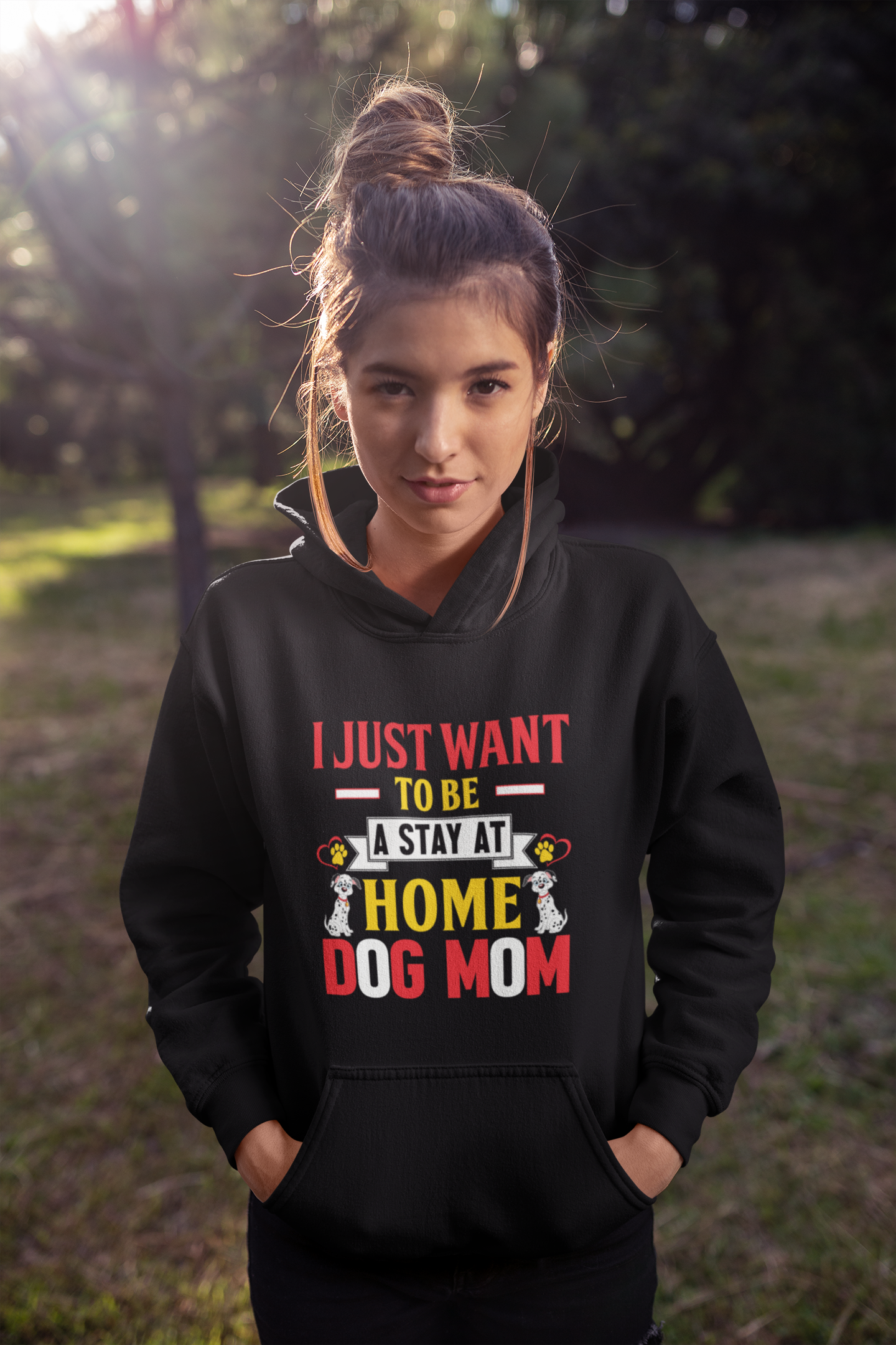 I Just Want to Be a Stay at Home Dog Mom - Hoodie