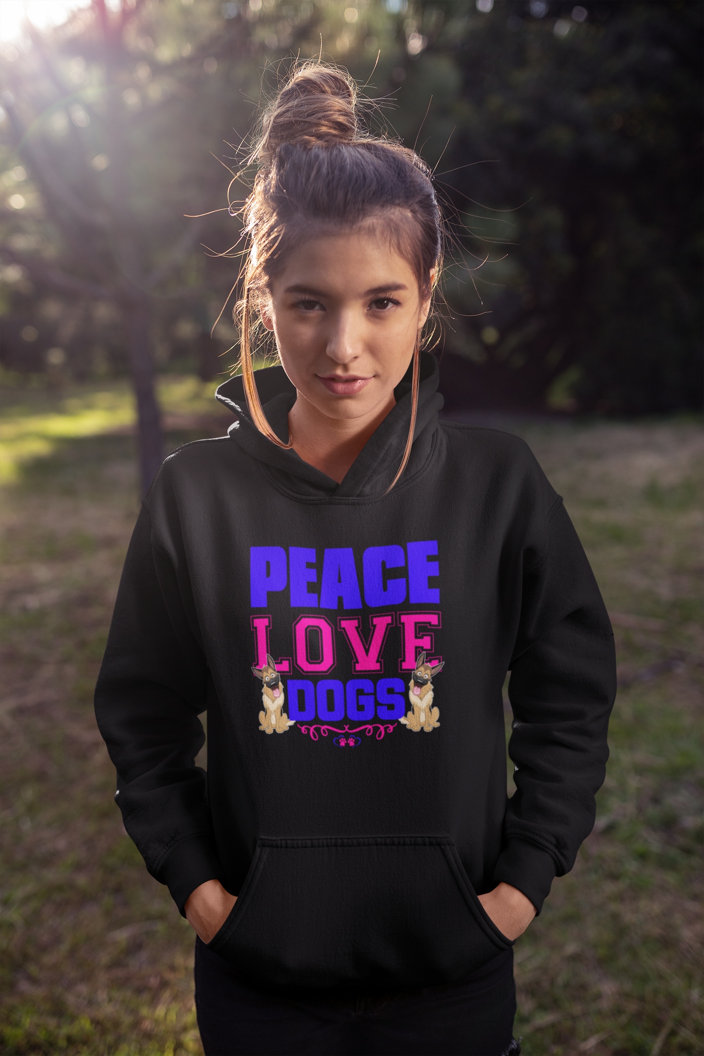 Peace Love Dogs - Hoodie