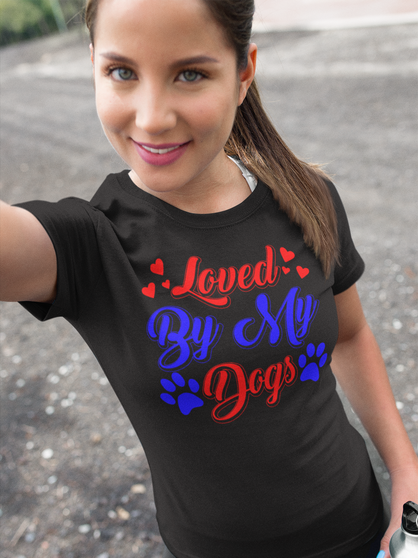 Loved by My Dogs - Cotton T-Shirt