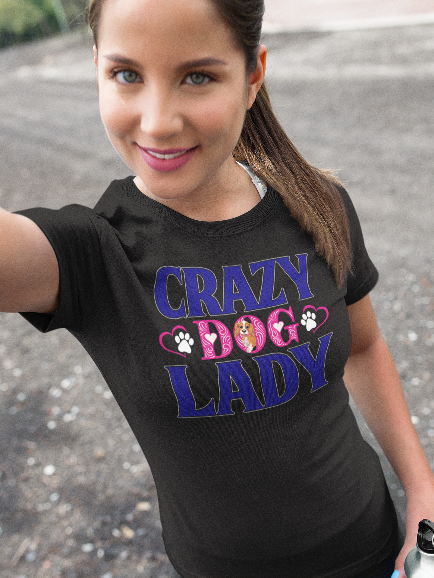 Crazy Dog Lady - Cotton T-Shirt