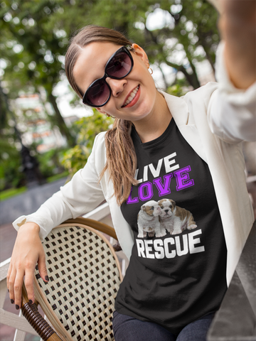 Image of Live Love Rescue - Cotton T-Shirt