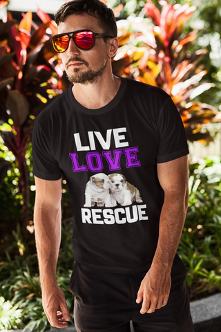 Image of Live Love Rescue - Cotton T-Shirt