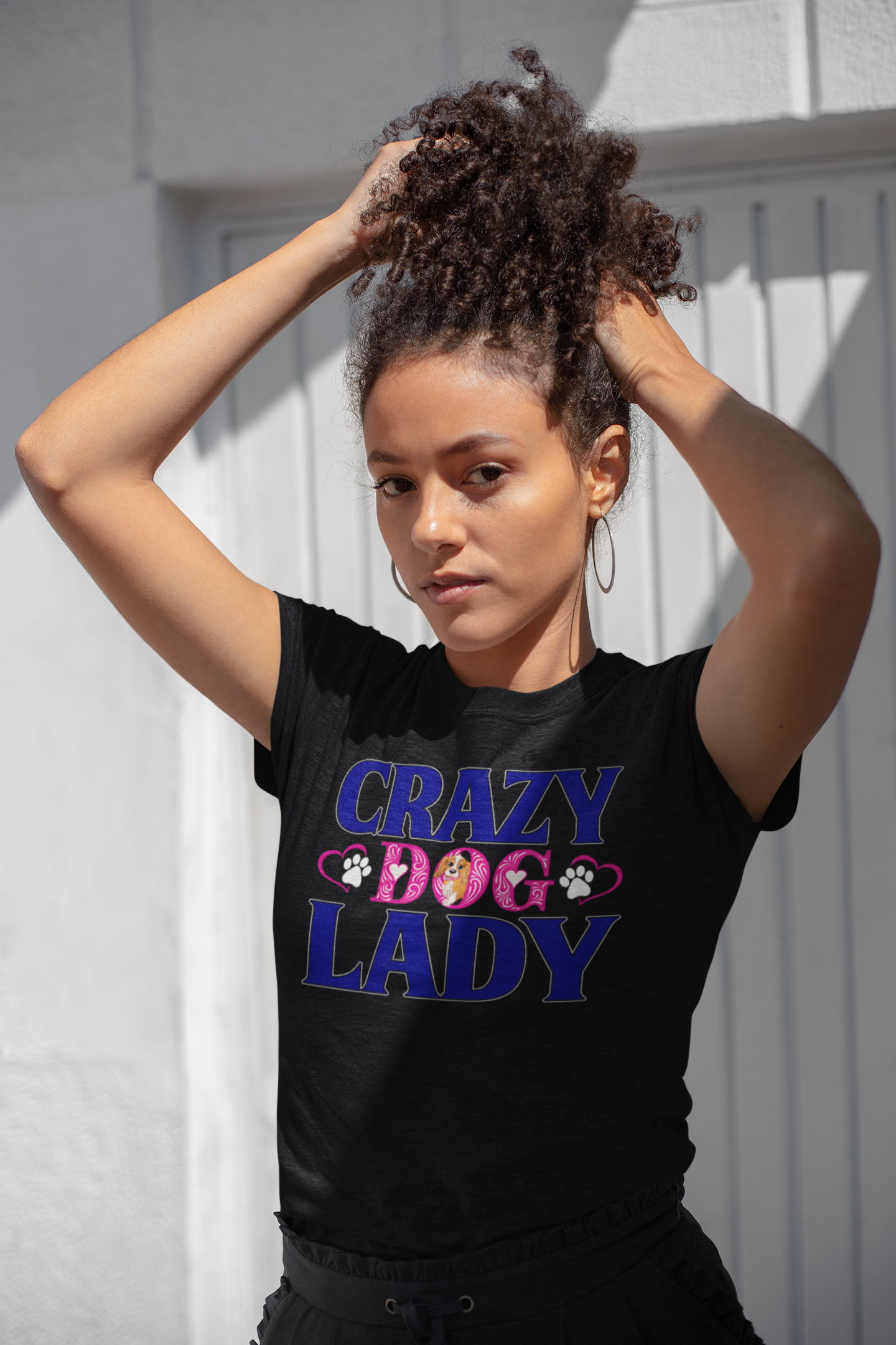 Crazy Dog Lady - Cotton T-Shirt