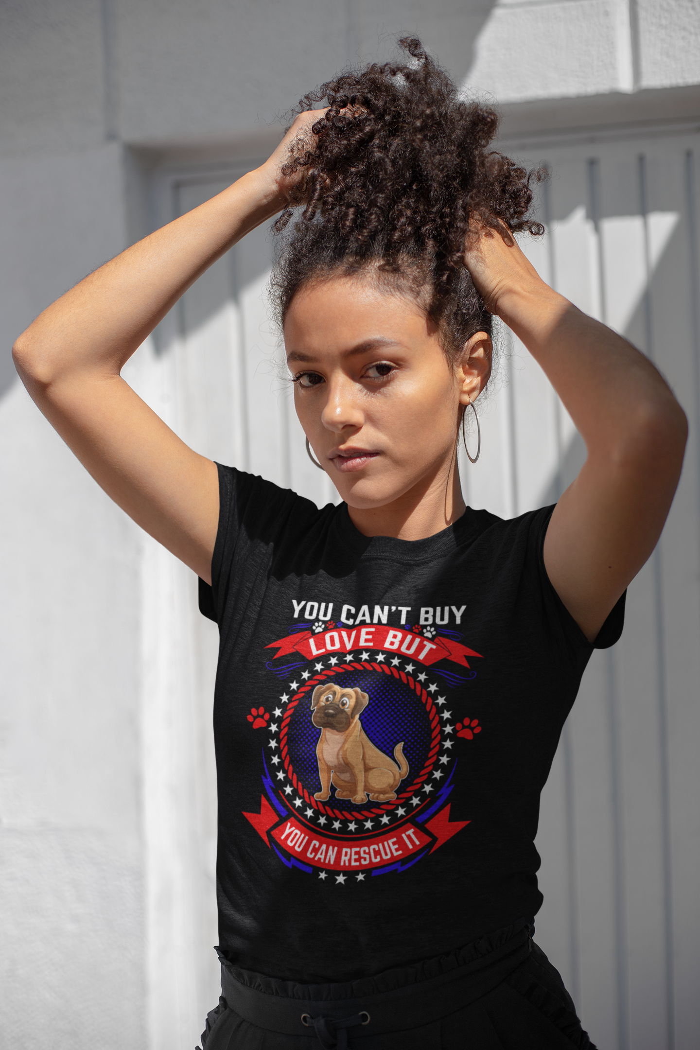 You Can't Buy Love but You Can Rescue It - Cotton T-Shirt