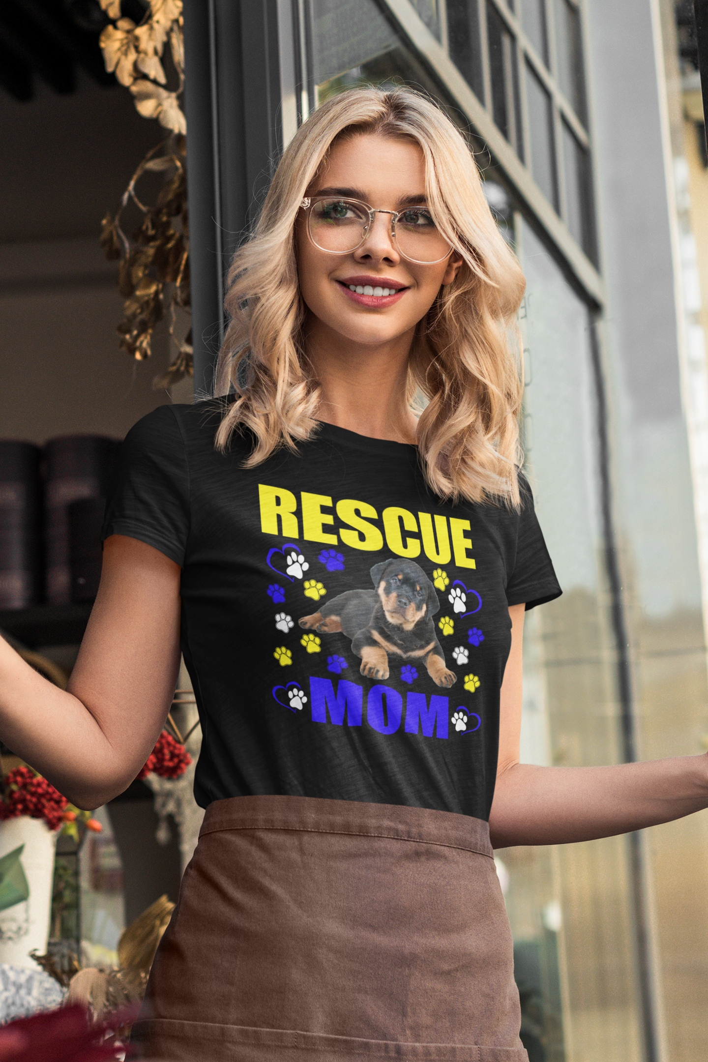 Rescue Mom - Women's Cotton T-Shirt