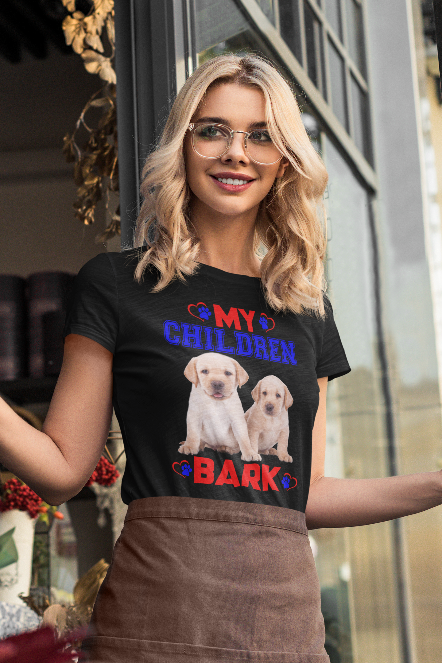 My Children Bark - Women's Cotton T-Shirt