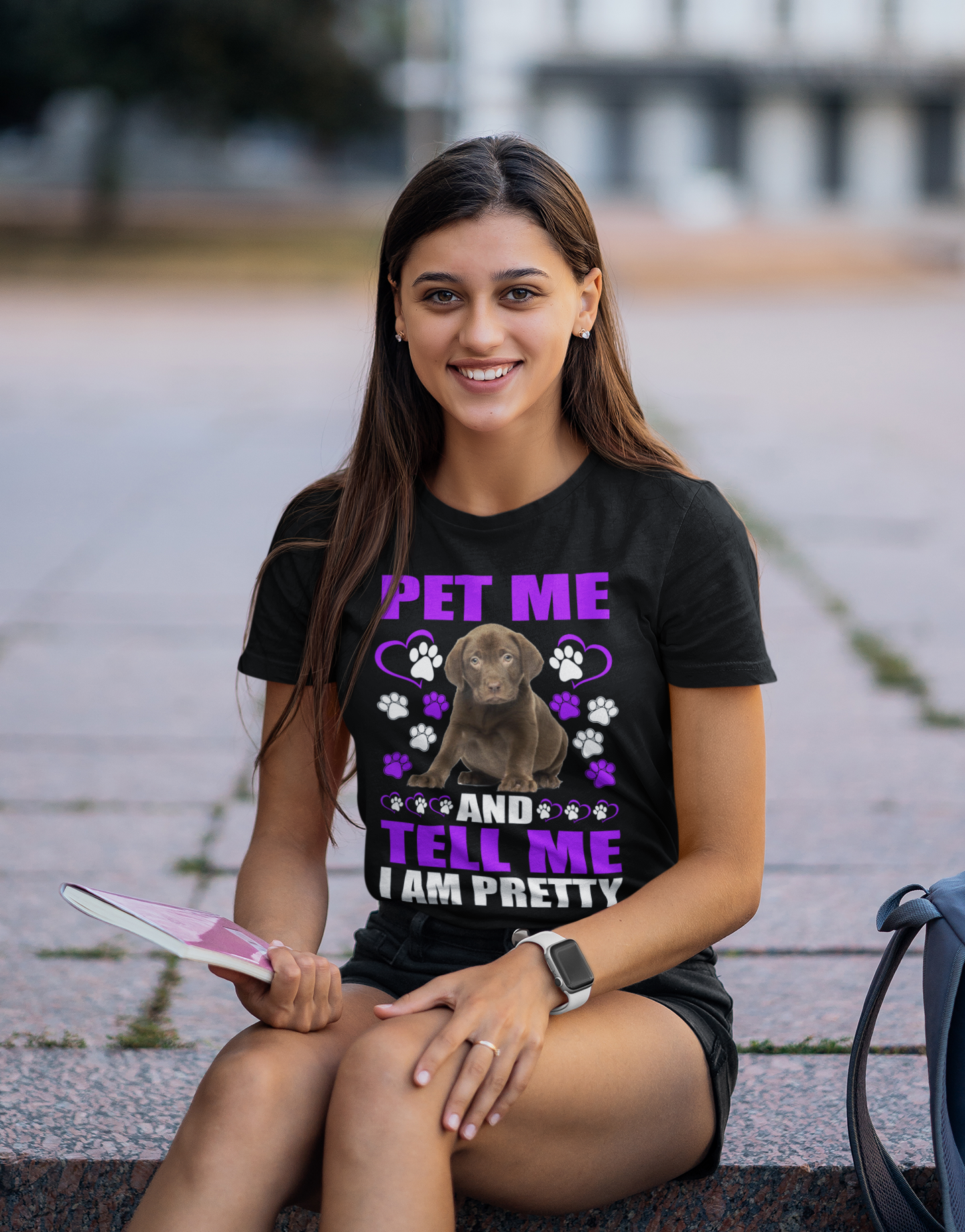 Pet Me and Tell Me I Am Pretty - Cotton T-Shirt