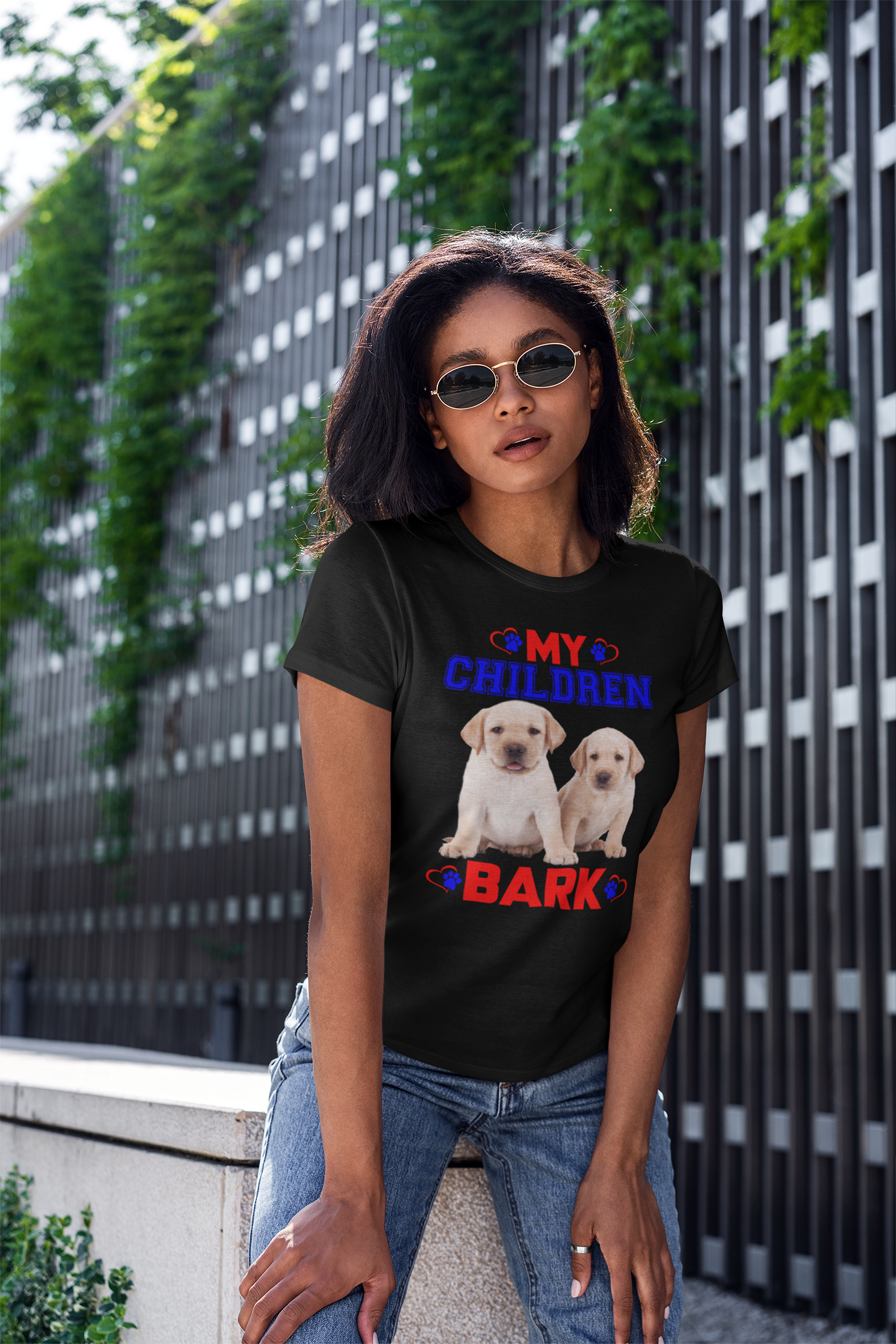 My Children Bark - Women's Cotton T-Shirt