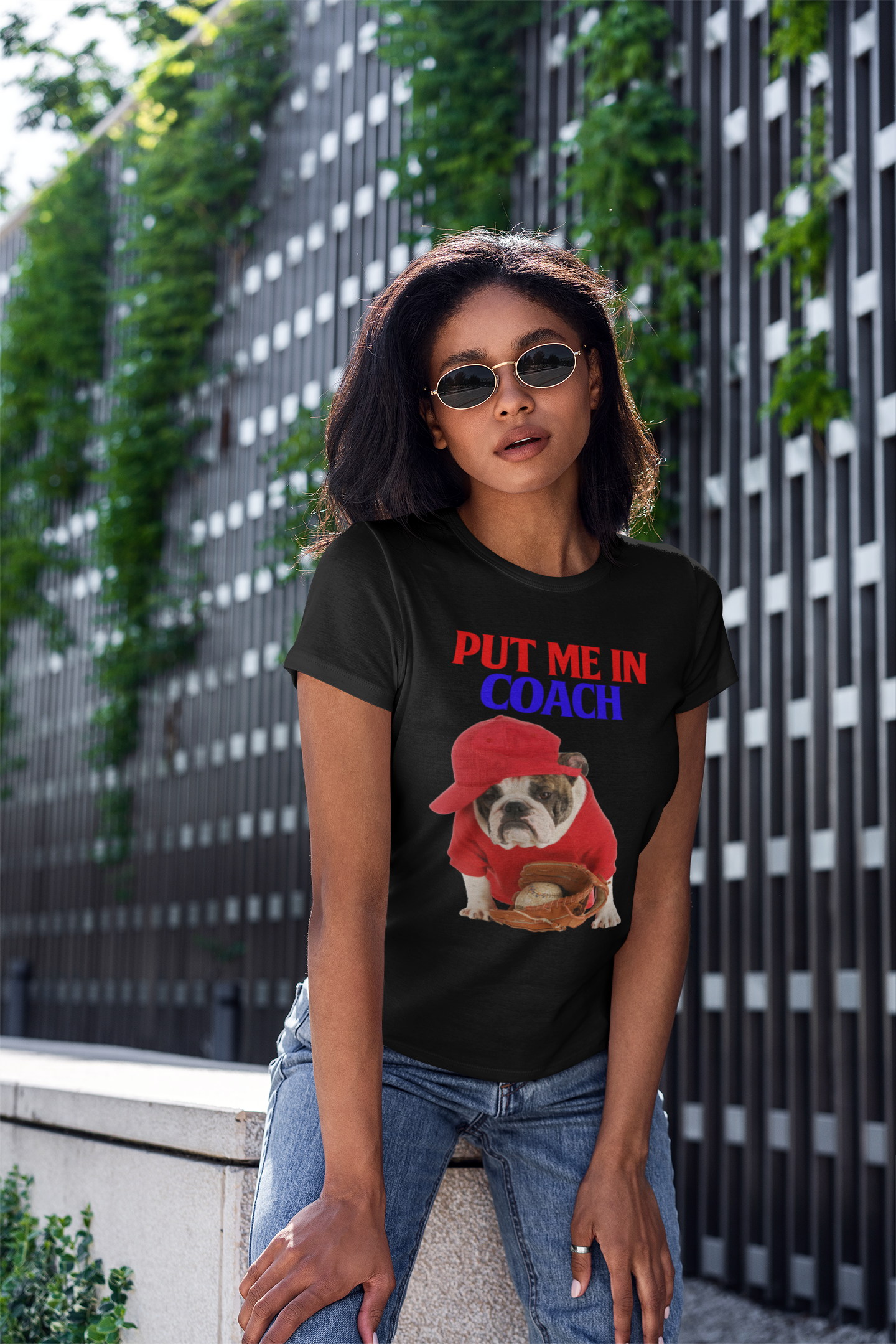 Put Me in Coach - Women's Cotton T-Shirt