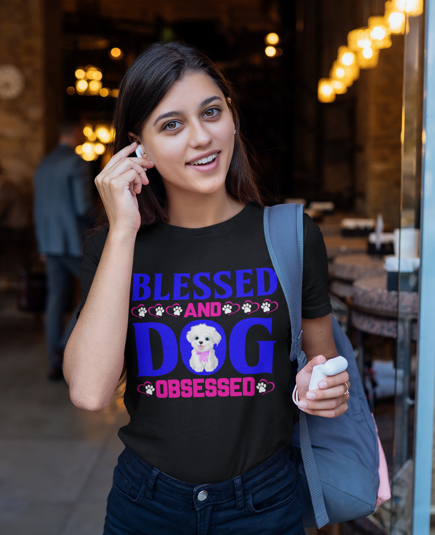 Blessed and Dog Obsessed - Cotton T-Shirt
