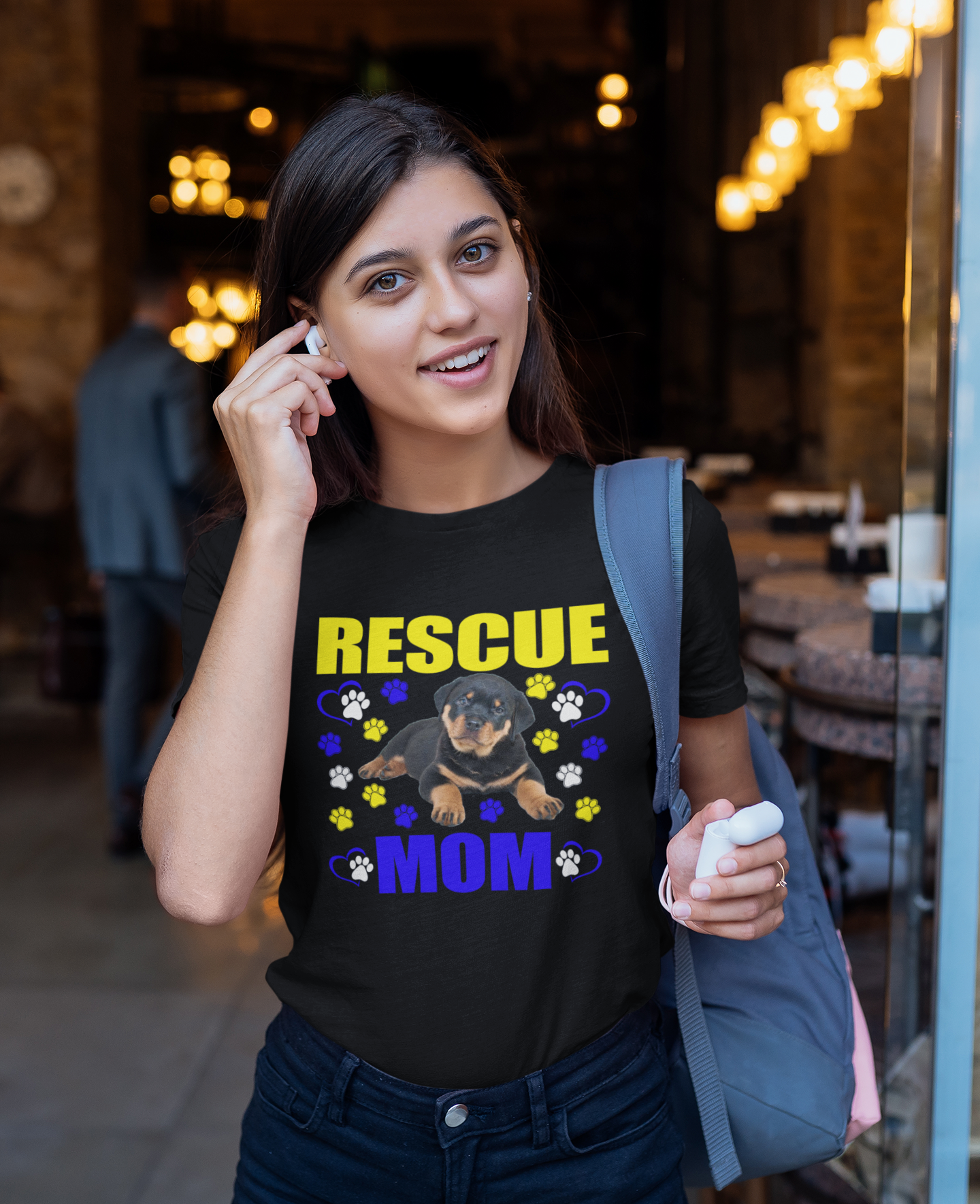 Rescue Mom - Cotton T-Shirt