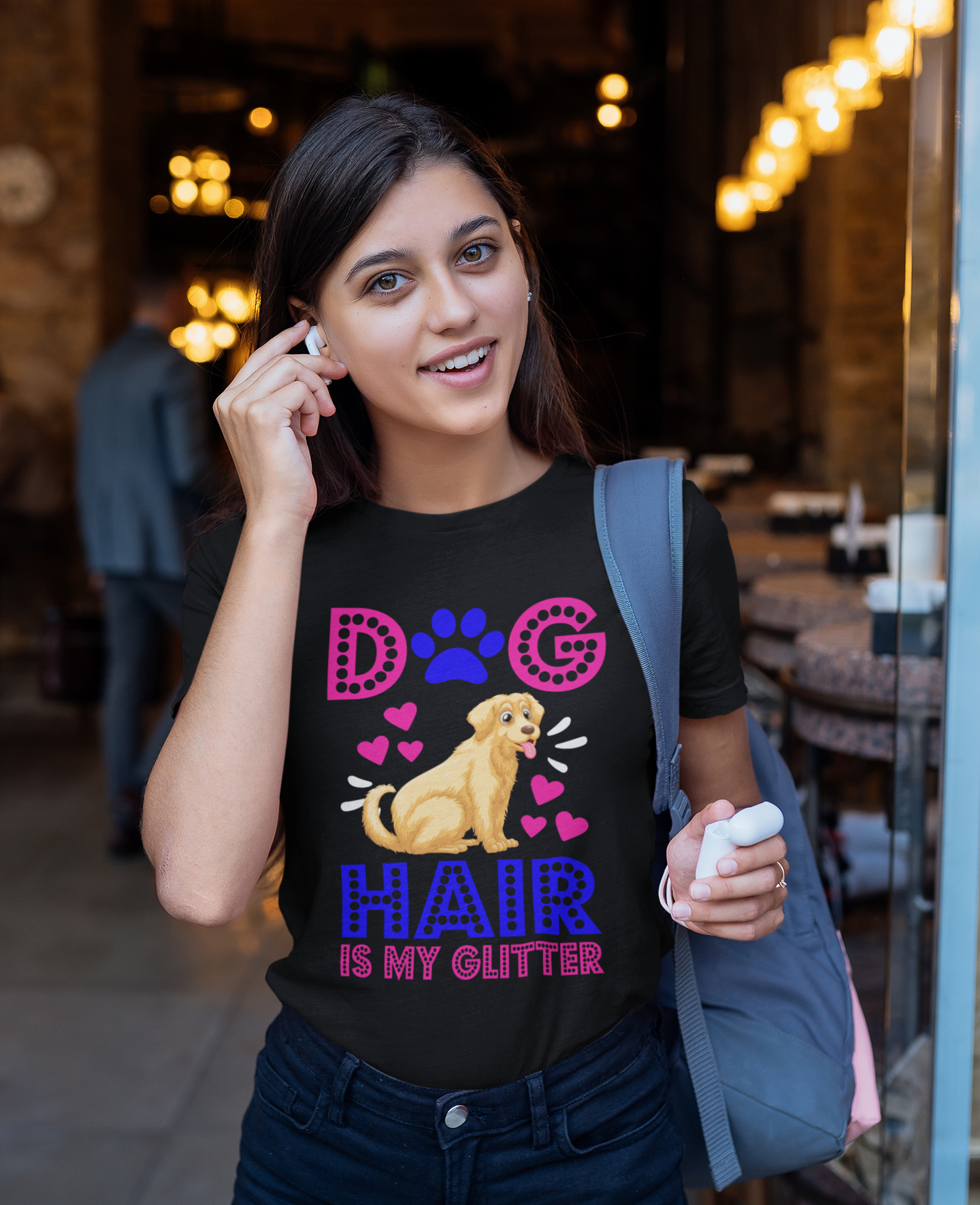 Dog Hair Is My Glitter - Cotton T-Shirt