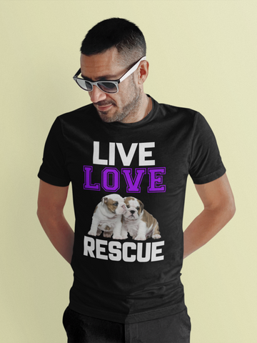 Image of Live Love Rescue - Cotton T-Shirt