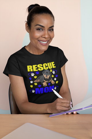 Image of Rescue Mom - Women's Cotton T-Shirt