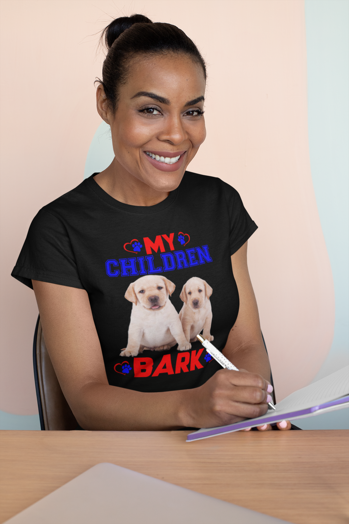 My Children Bark - Women's Cotton T-Shirt