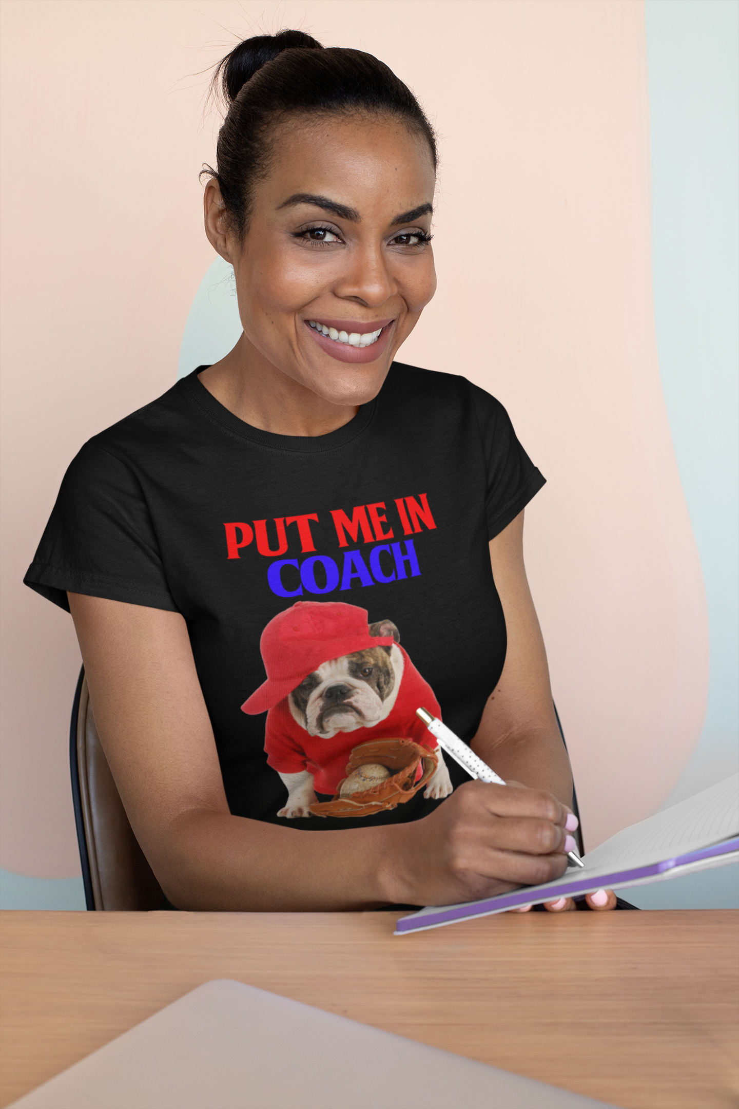 Put Me in Coach - Women's Cotton T-Shirt