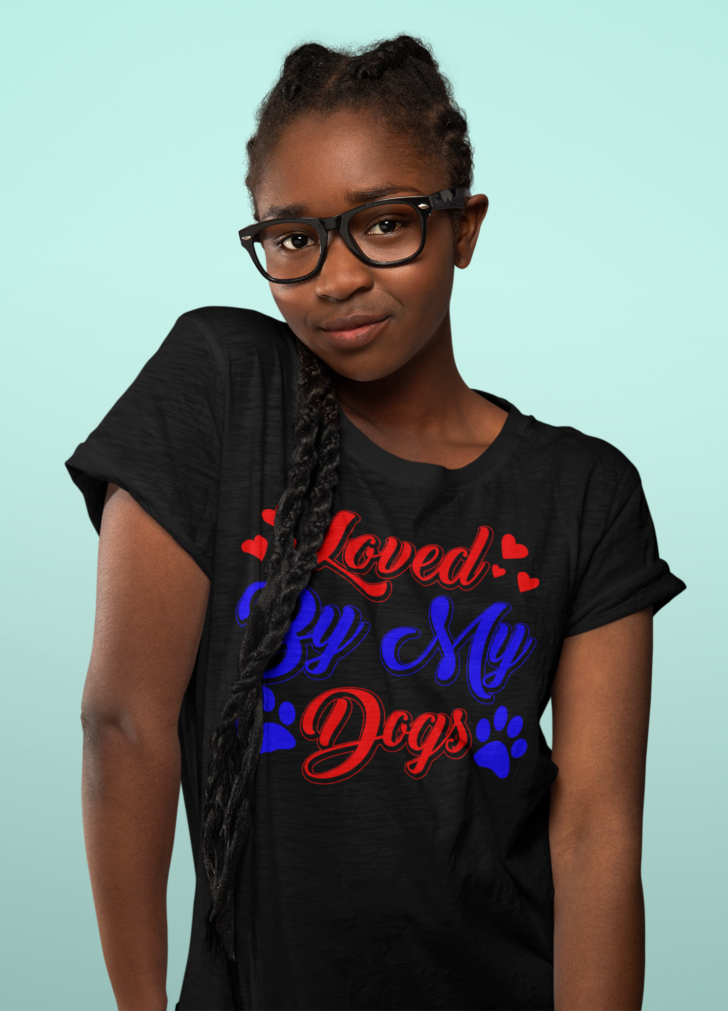 Loved by My Dogs - Cotton T-Shirt
