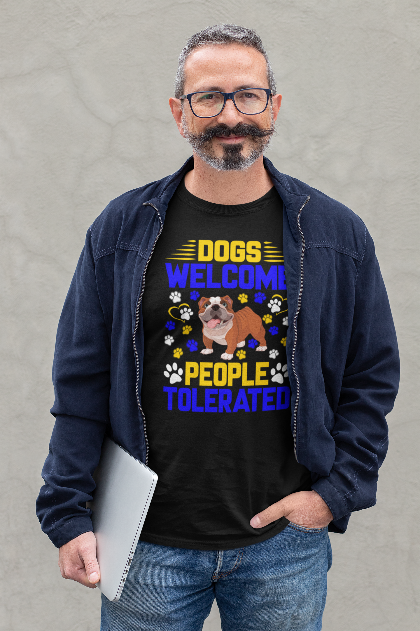Dogs Welcome People Tolerated - Cotton T-Shirt