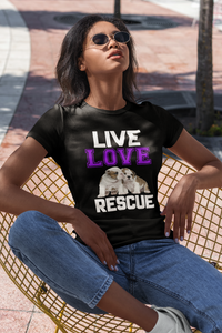 Live Love Rescue - Women's Cotton T-Shirt