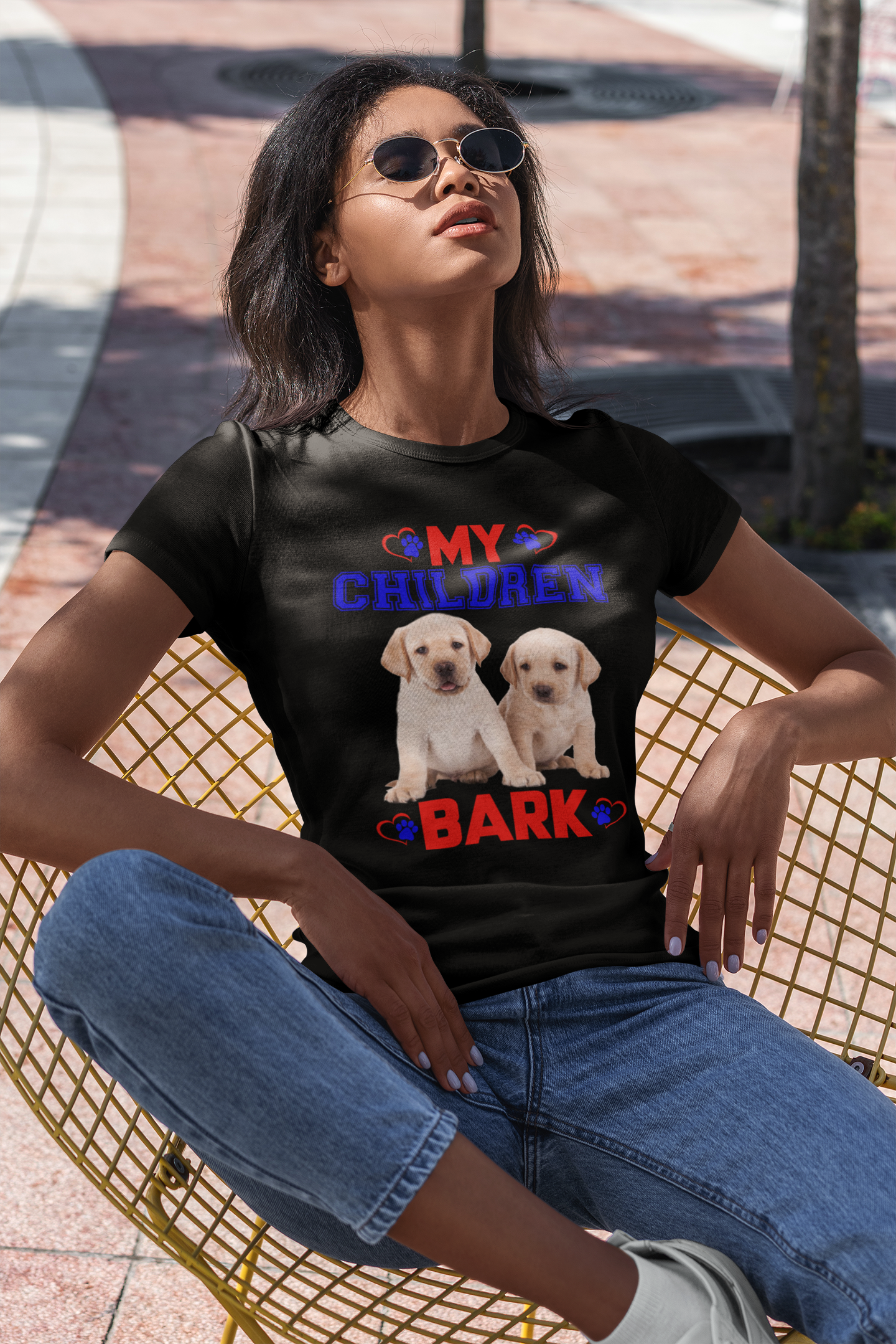 My Children Bark - Women's Cotton T-Shirt