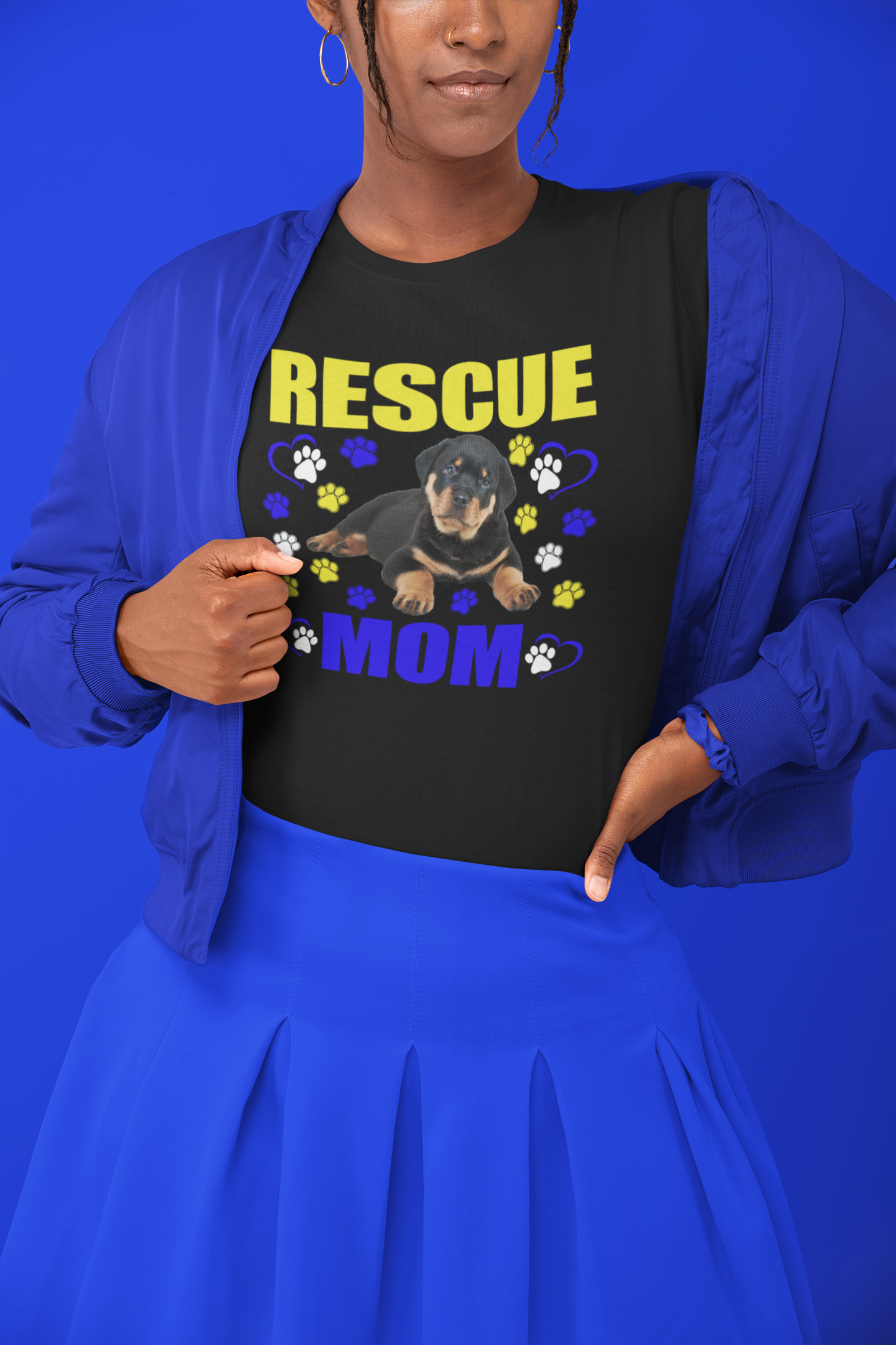 Rescue Mom - Women's Cotton T-Shirt