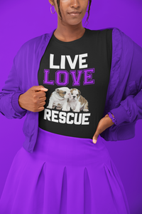 Live Love Rescue - Women's Cotton T-Shirt