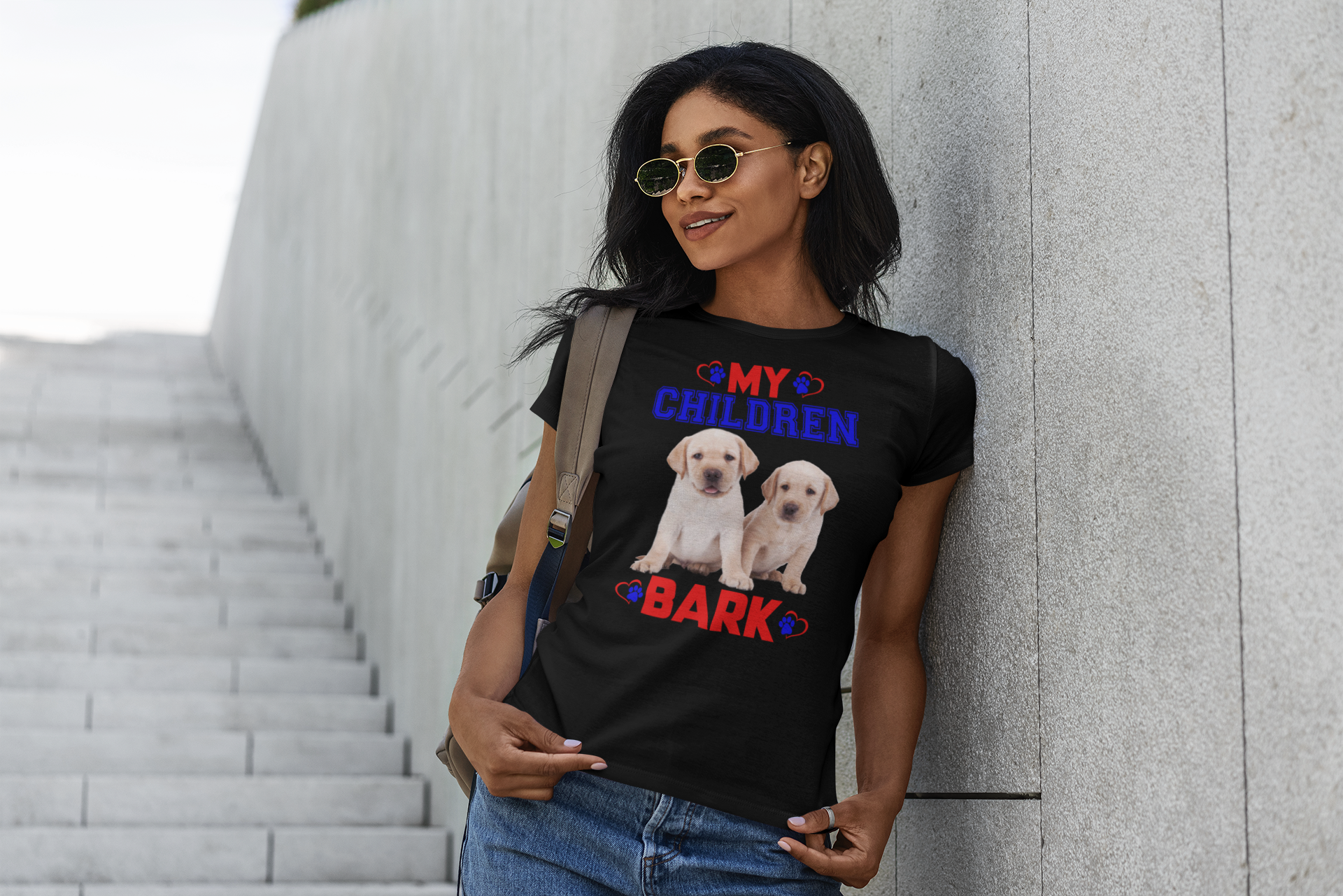 My Children Bark - Women's Cotton T-Shirt