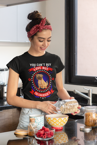 Image of You Can't Buy Love but You Can Rescue It - Women's Cotton T-Shirt