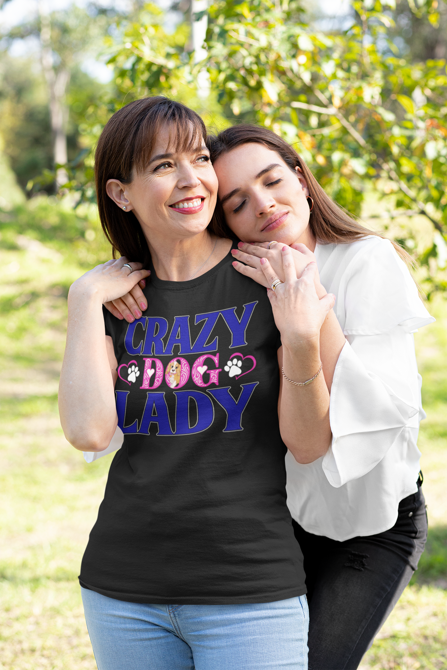 Crazy Dog Lady - Cotton T-Shirt