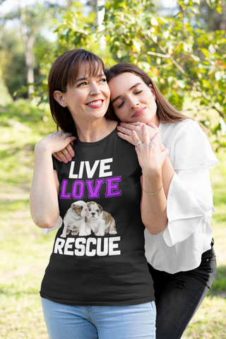 Image of Live Love Rescue - Cotton T-Shirt