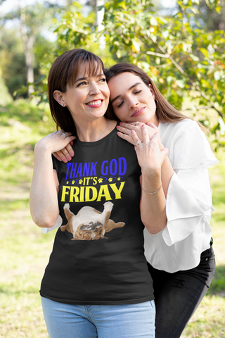 Image of Thank God It's Friday - Cotton T-Shirt