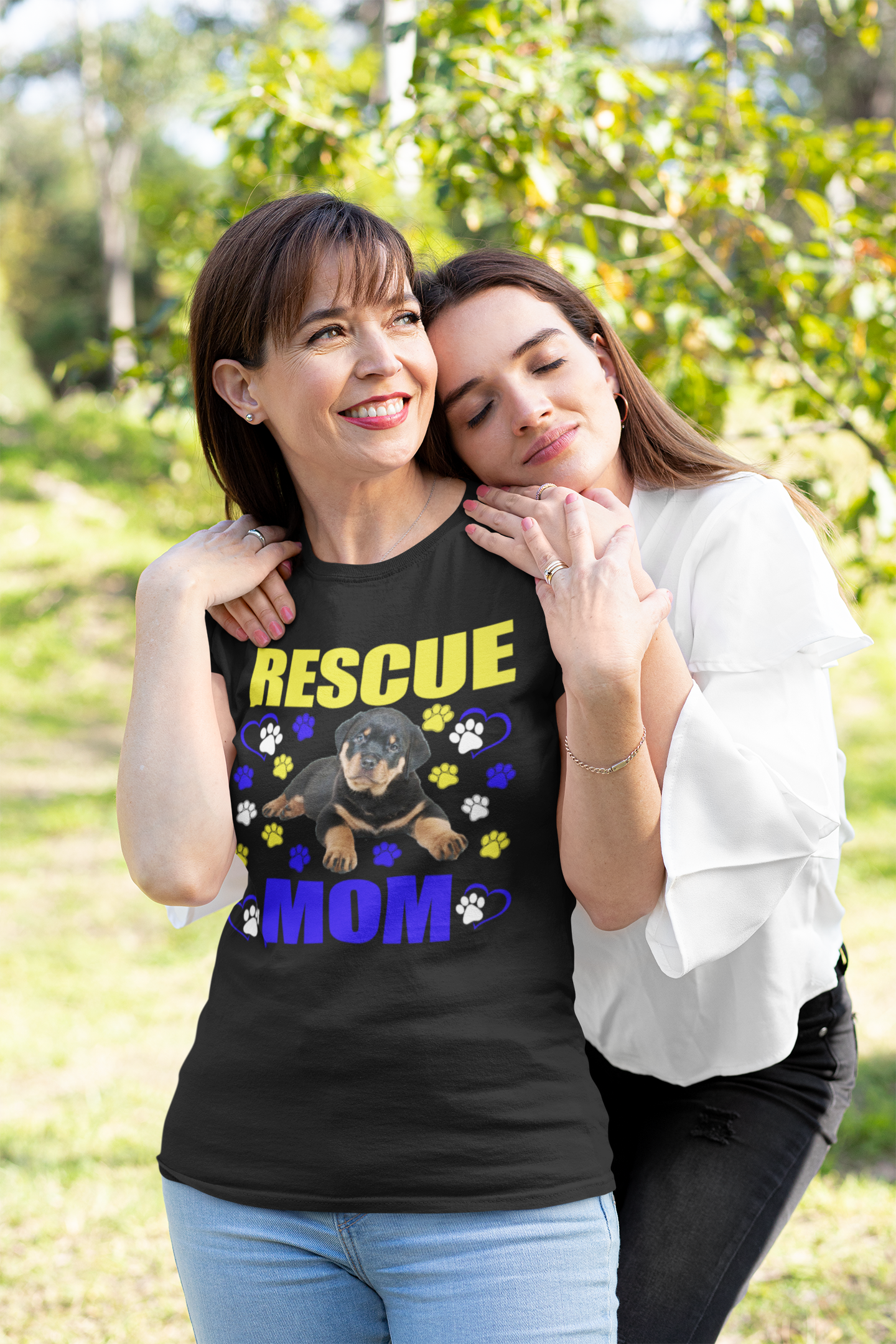 Rescue Mom - Cotton T-Shirt