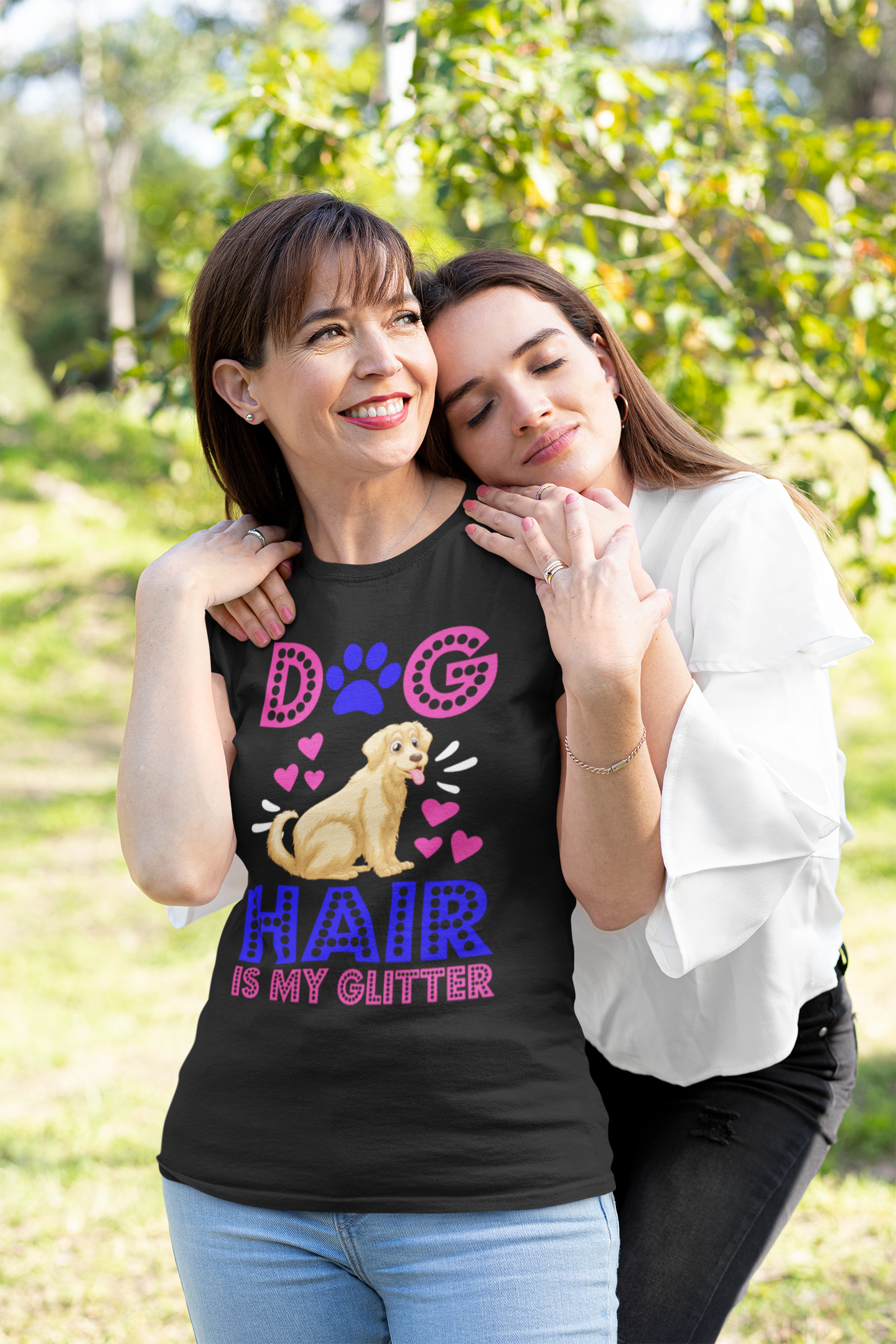 Dog Hair Is My Glitter - Cotton T-Shirt