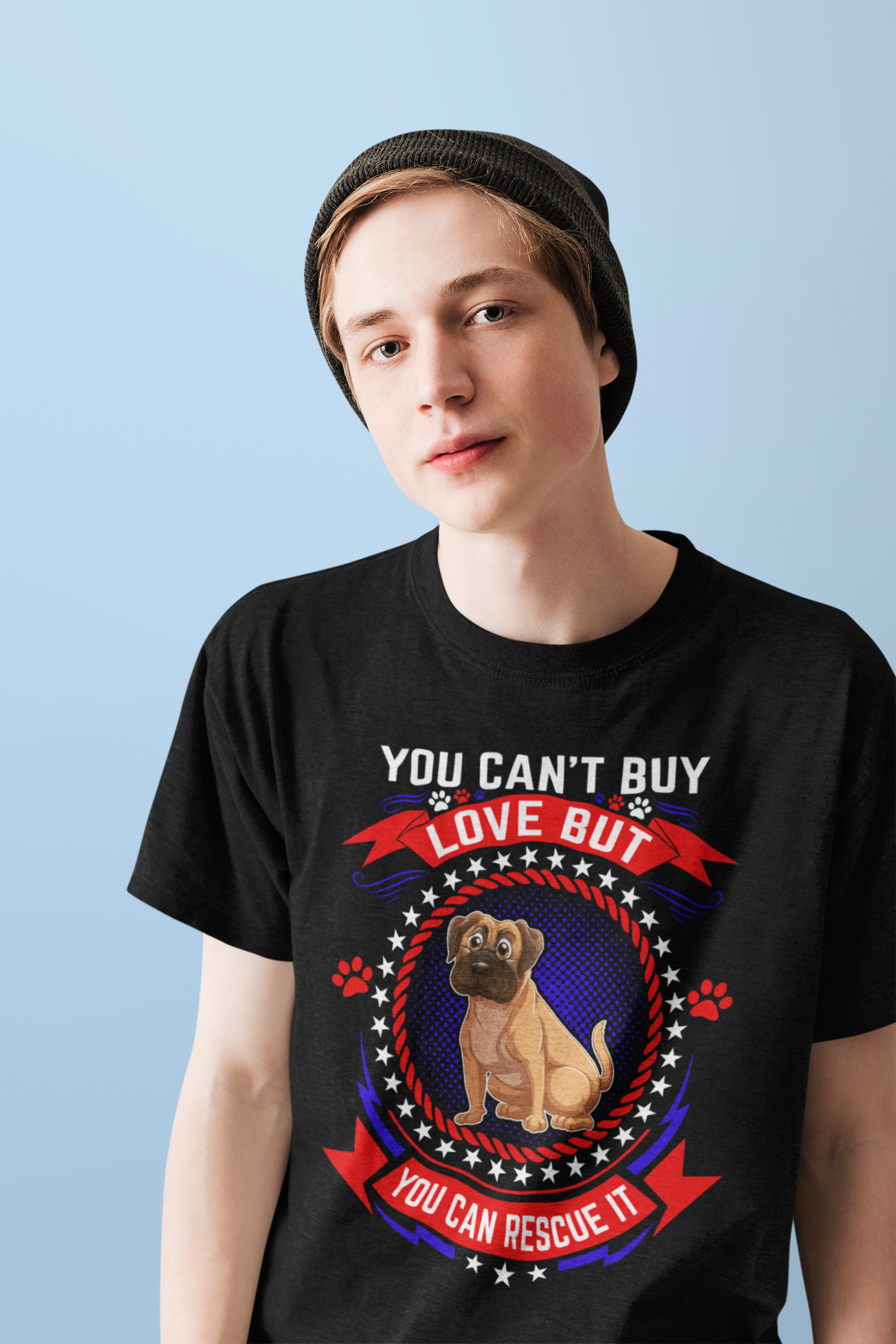 You Can't Buy Love but You Can Rescue It - Cotton T-Shirt