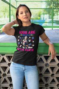 Dogs Are Miracles With Paws - Women's Cotton T-Shirt