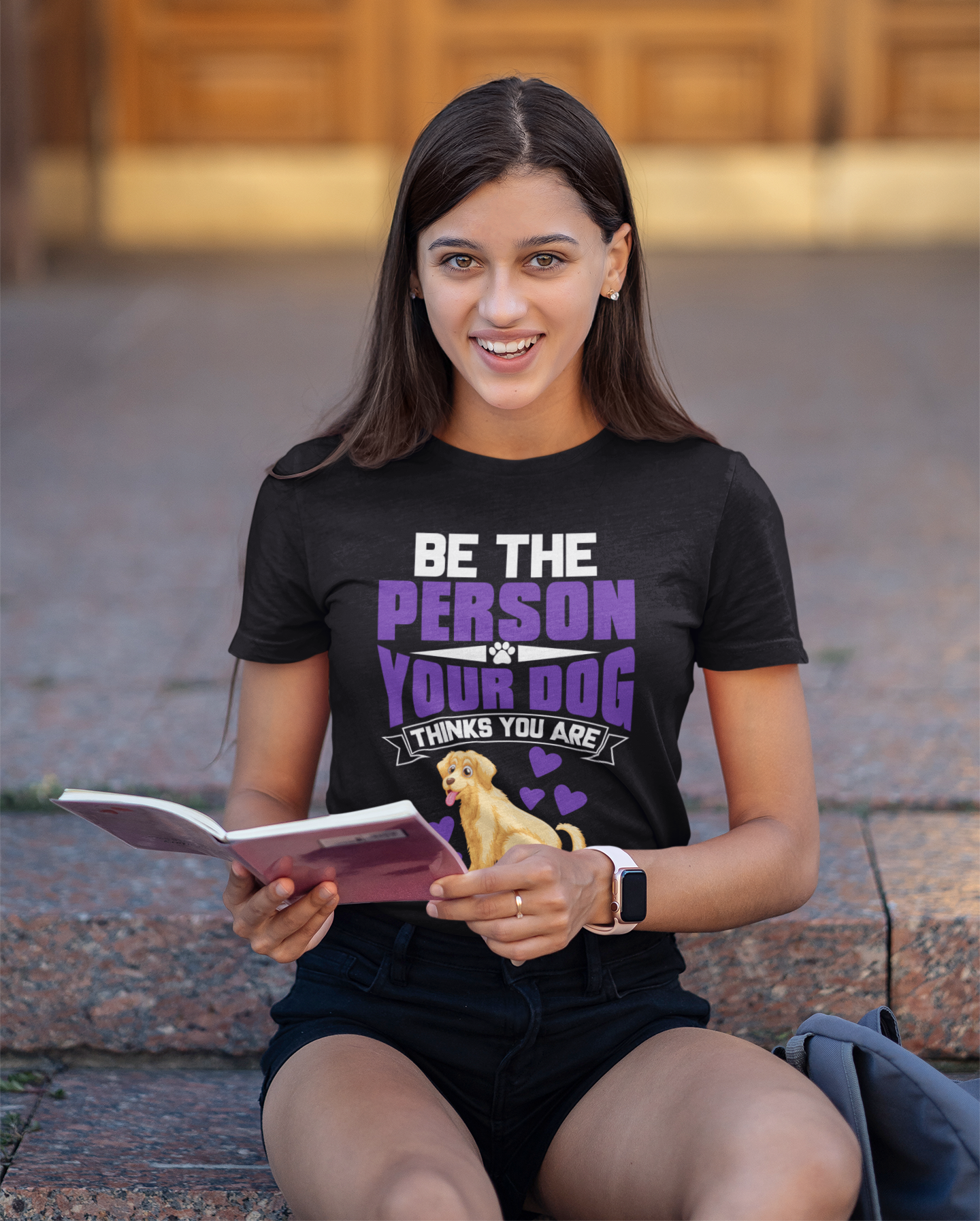 Be the Person Your Dog Thinks You Are - Cotton T-Shirt