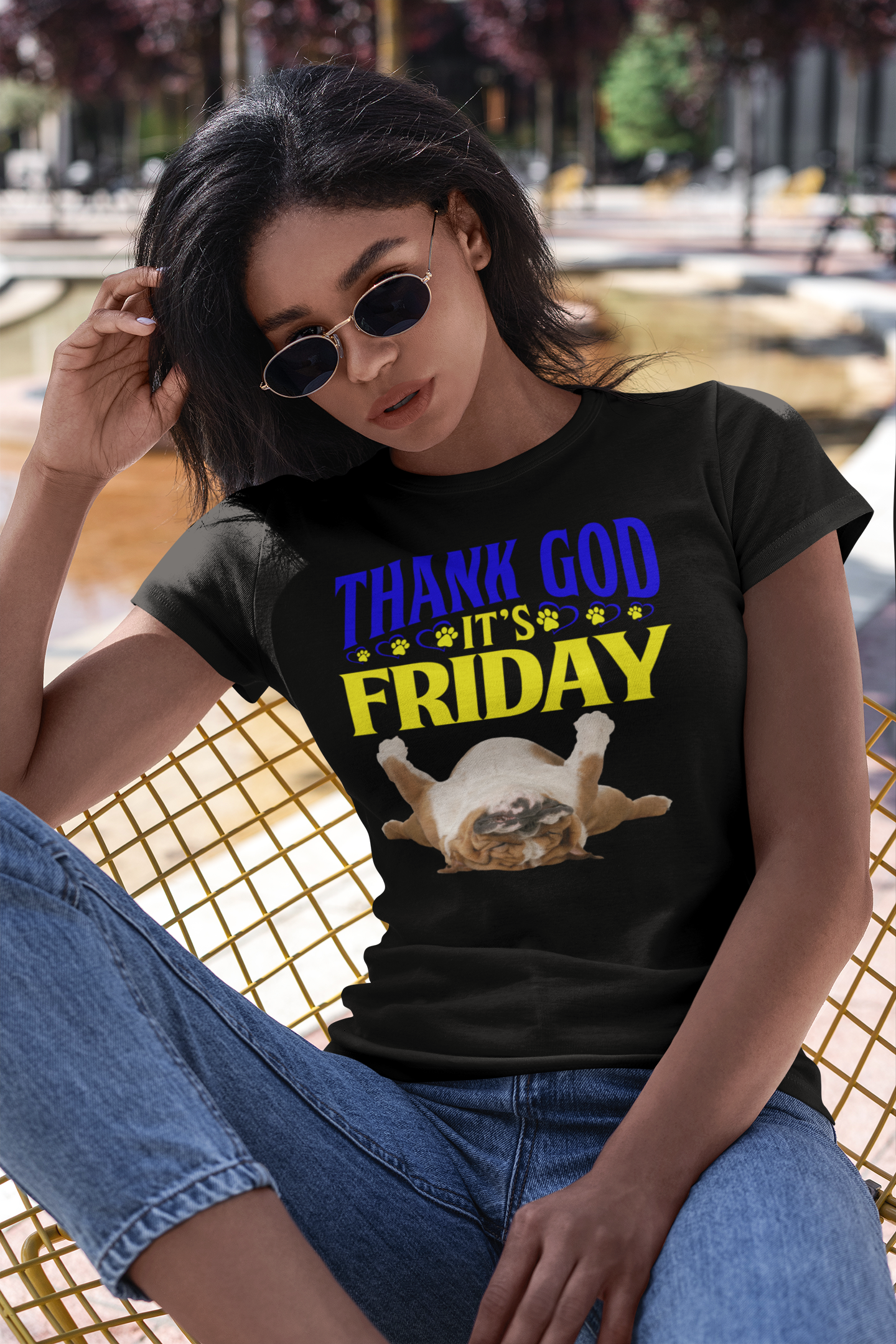 Thank God It's Friday - Women's Cotton T-Shirt