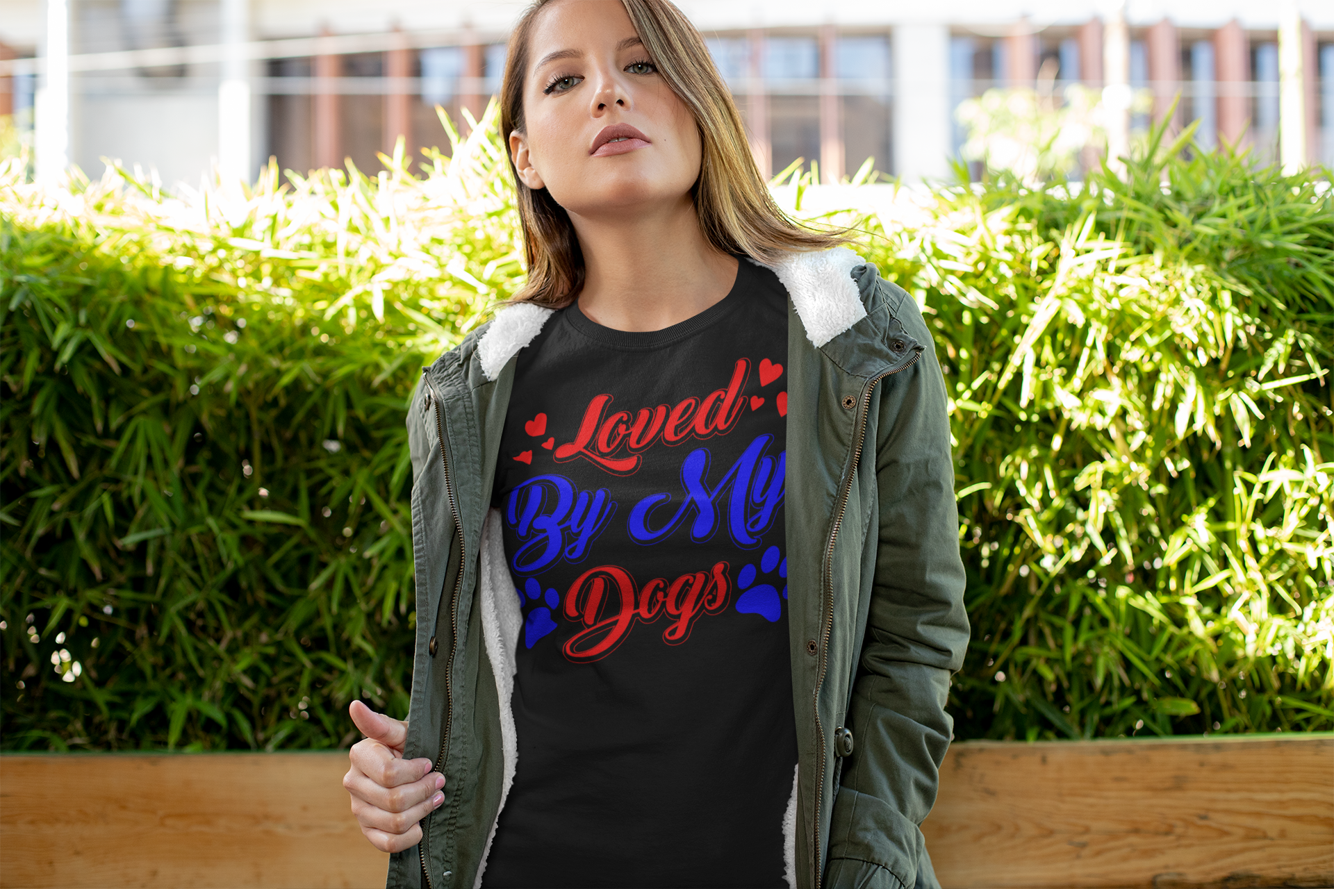 Loved by My Dogs - Cotton T-Shirt