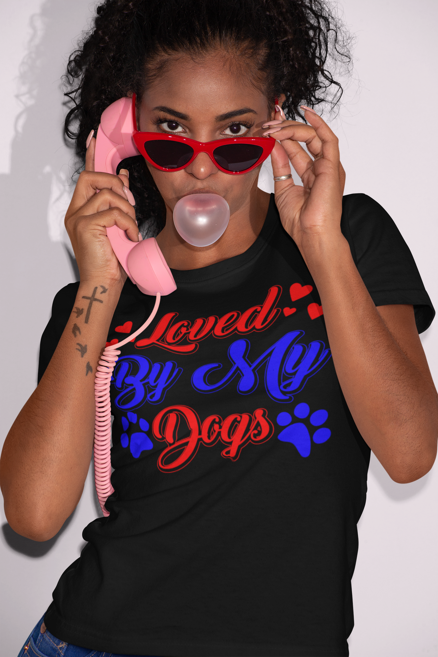 Loved by My Dogs - Cotton T-Shirt