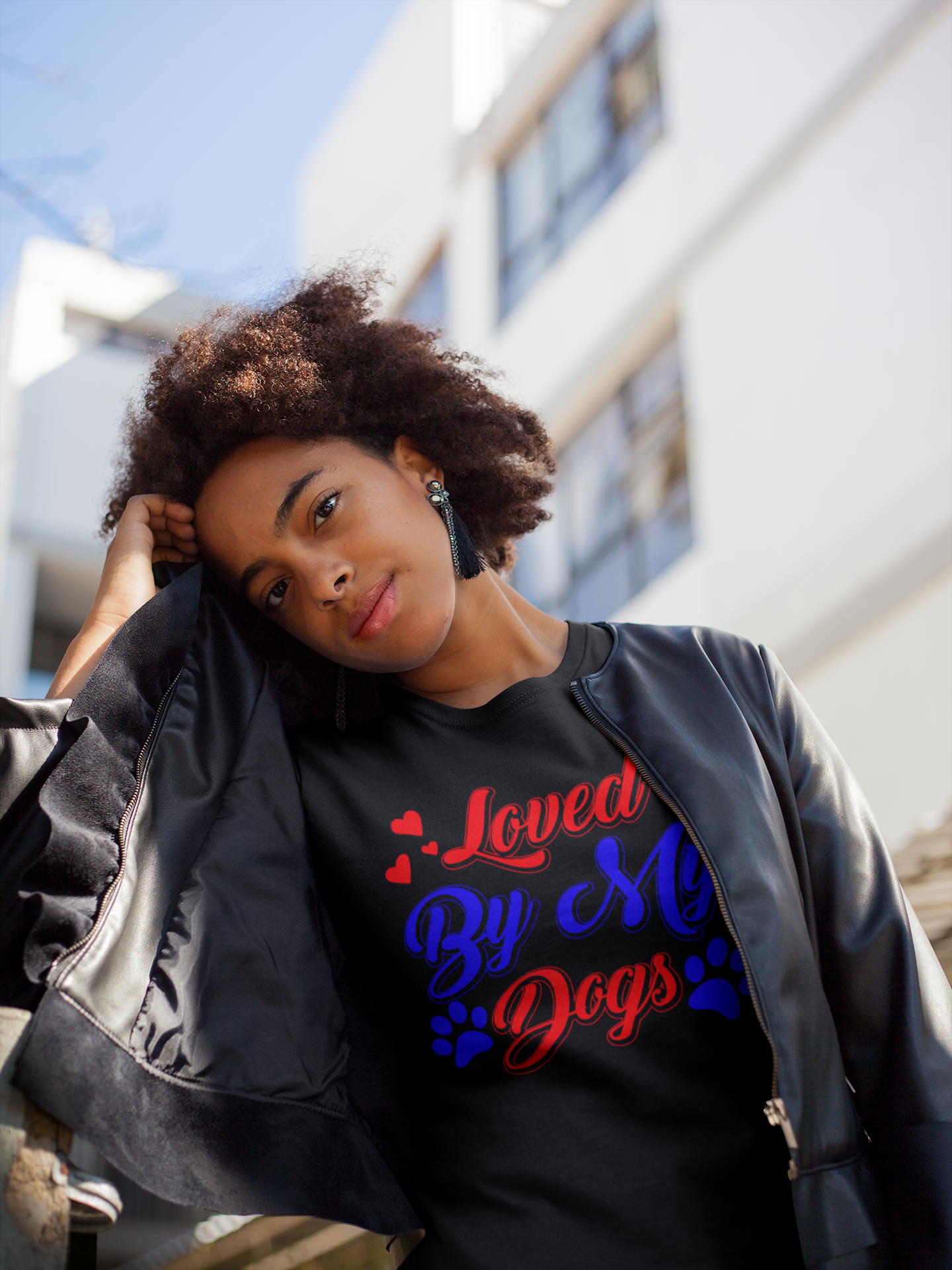 Loved by My Dogs - Cotton T-Shirt