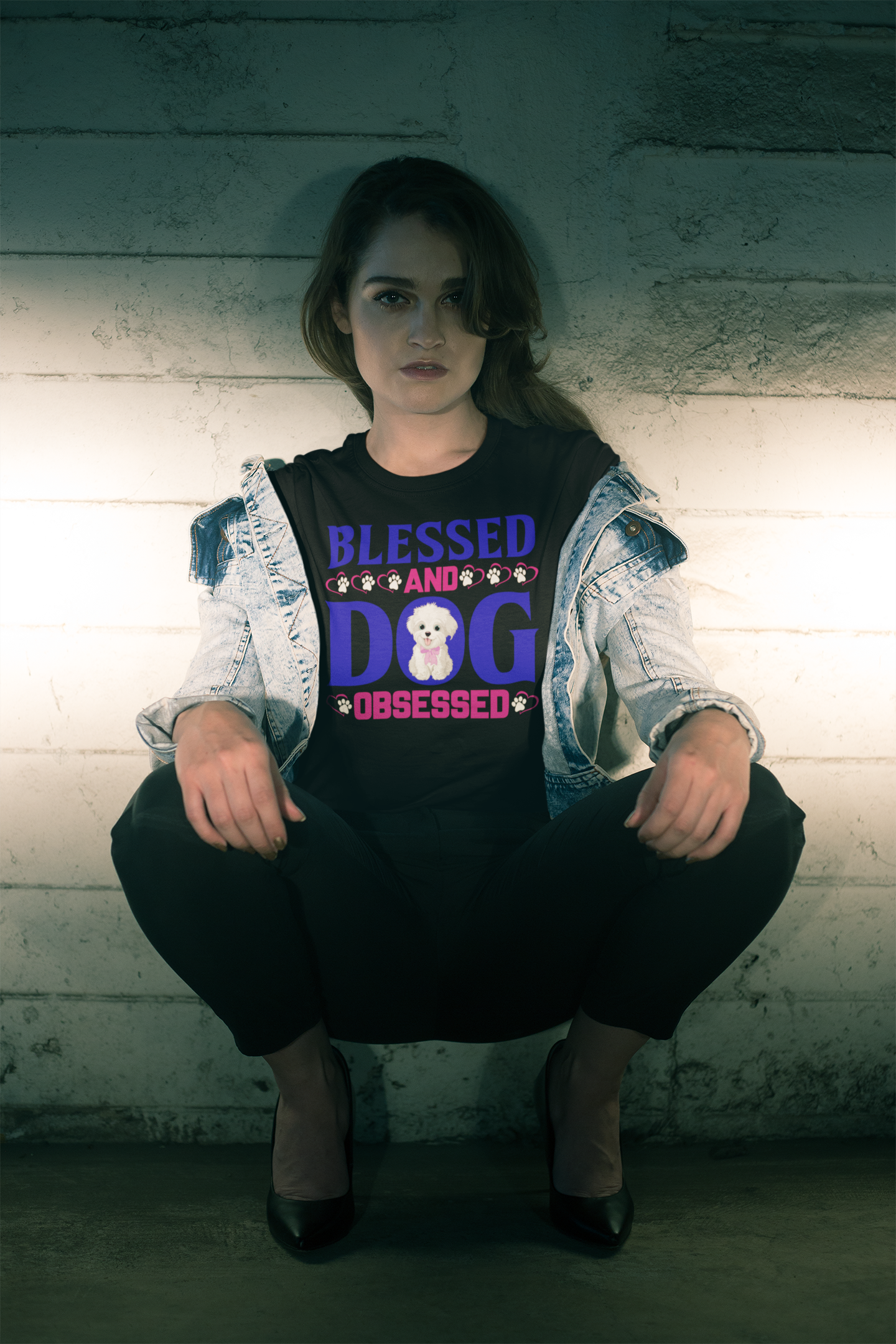 Blessed and Dog Obsessed - Cotton T-Shirt