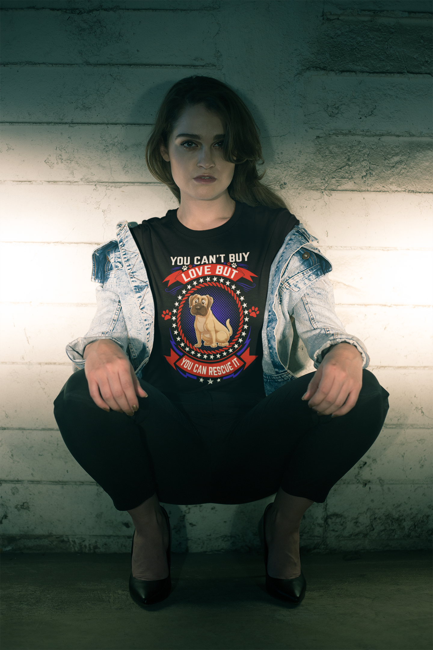 You Can't Buy Love but You Can Rescue It - Cotton T-Shirt