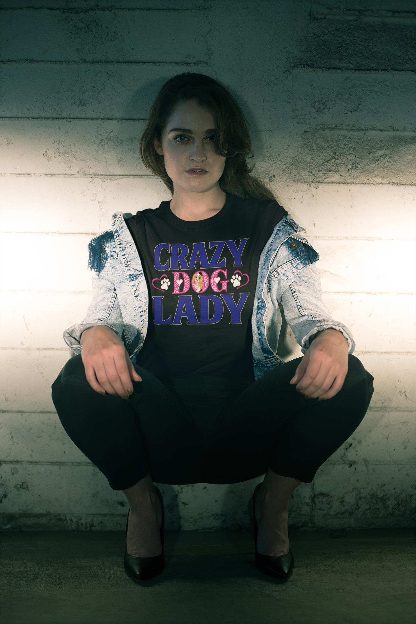 Crazy Dog Lady - Cotton T-Shirt